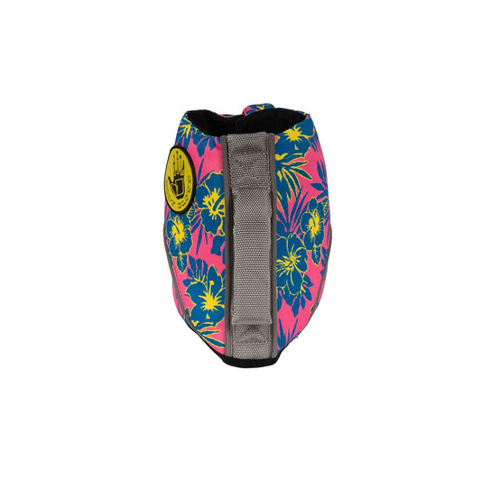 Floral Neoprene Pet Life Jacket - Floral Pink