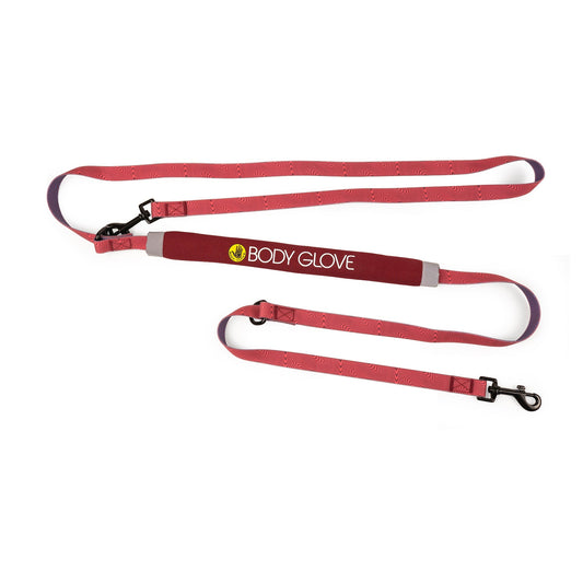 Beach Walk Convertible Pet Leash - Burgundy