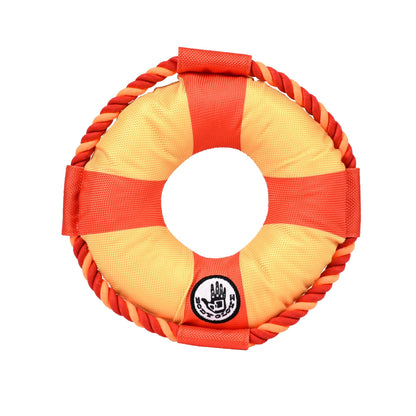Life Ring Dog Toy - Orange