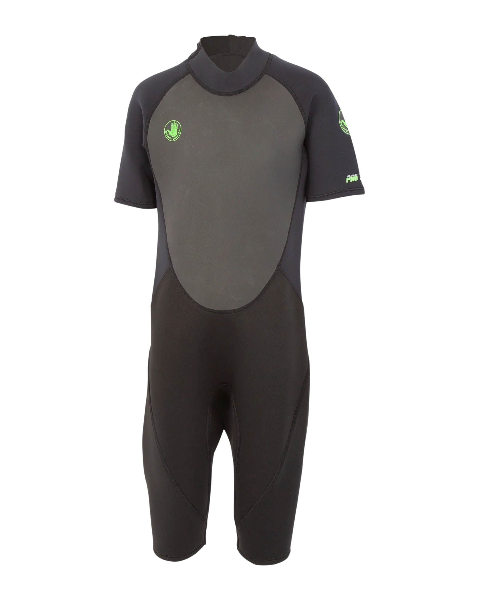 Junior Pro 3 Back Zip Springsuit 2/1mm - Black