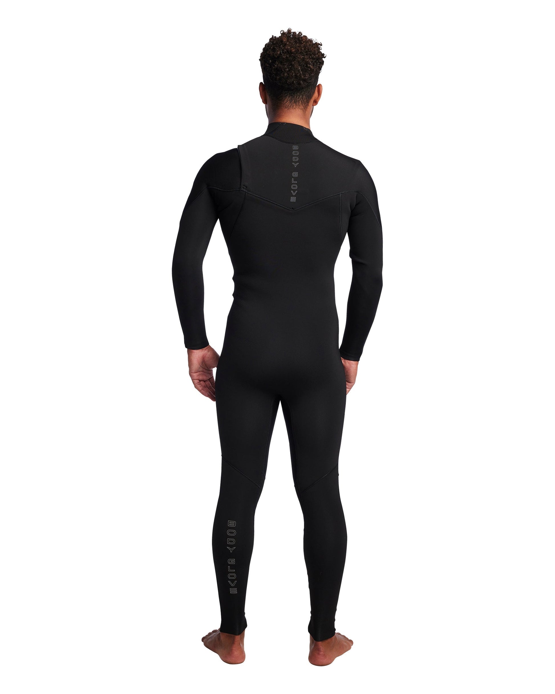 Men's Gold Cell 3/2mm Slant Zip Fullsuit - Black