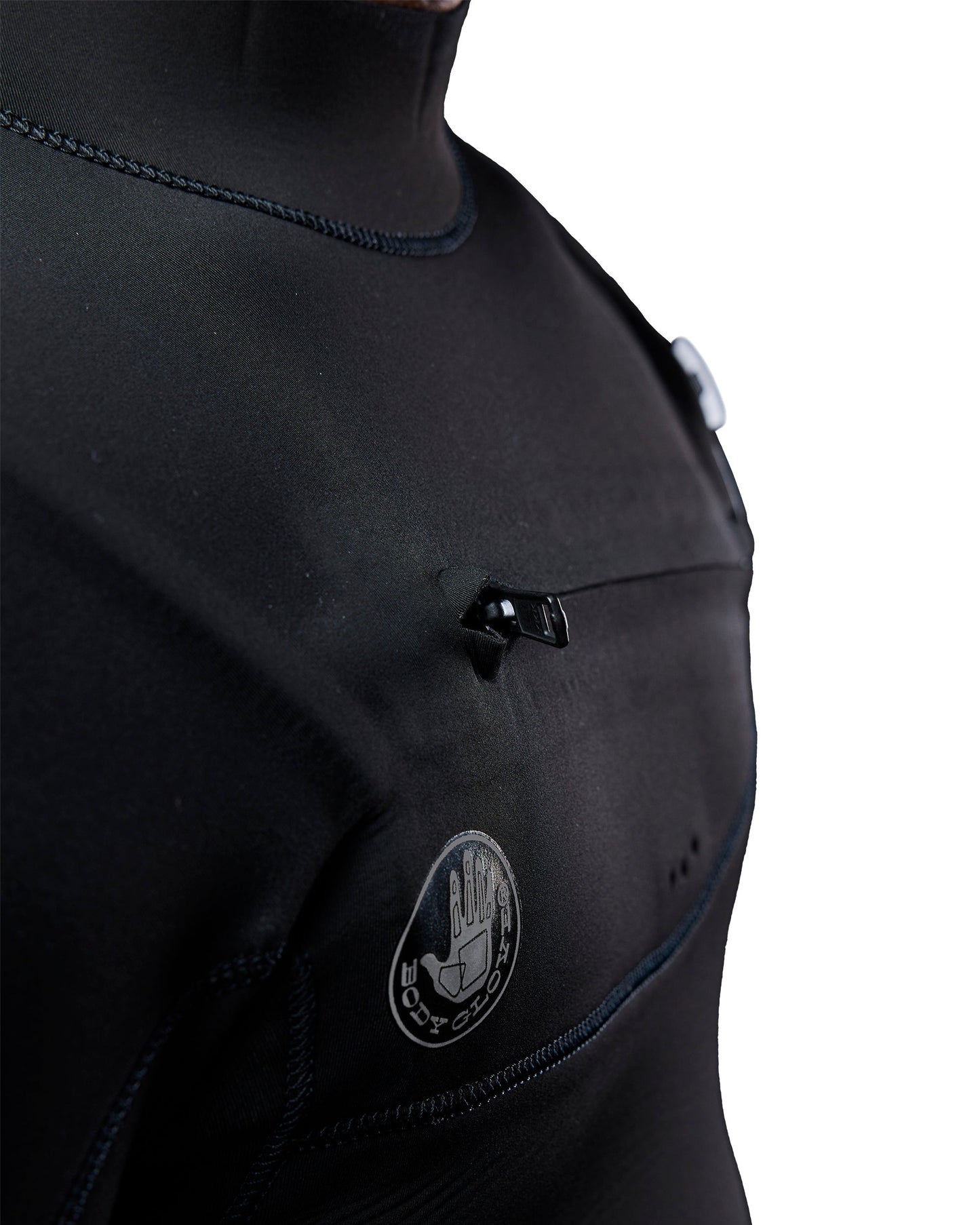 Men's Gold Cell 4/3mm Slant Zip Fullsuit - Black
