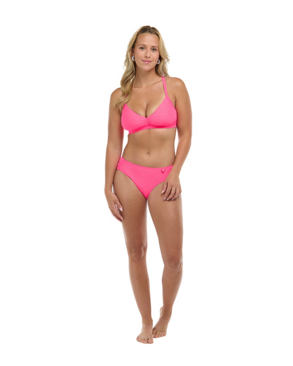 Smoothies Drew D-F Cup Bikini Top - Bubble Gum