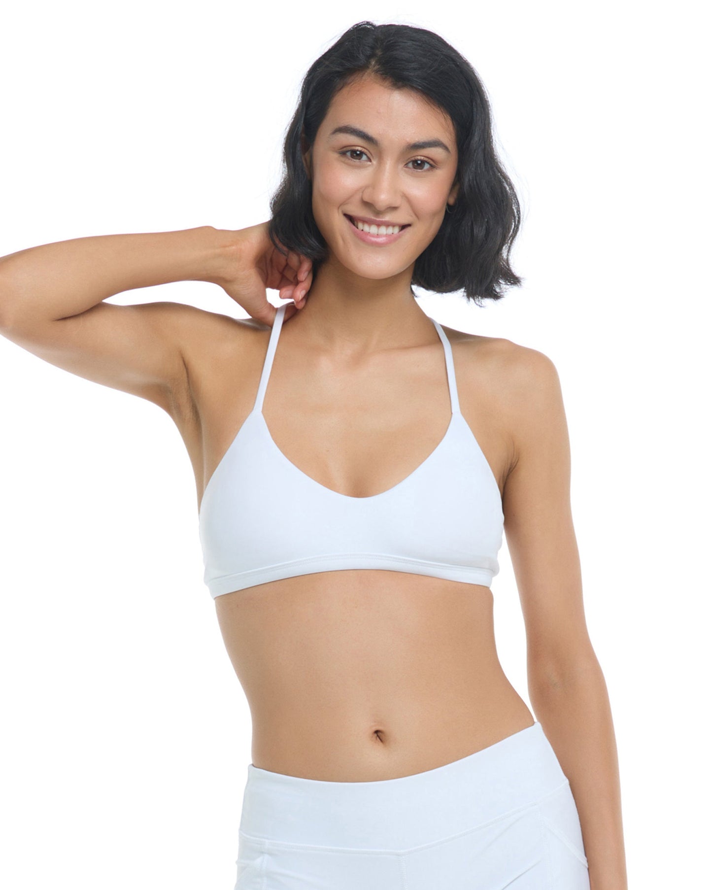 Smoothies Ruth Fixed Triangle Swim Top - Snow