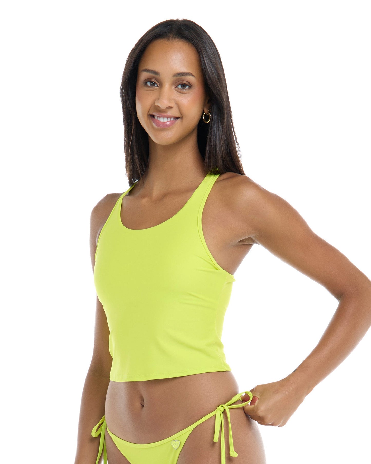 Smoothies Reva Crop Top - Key Lime