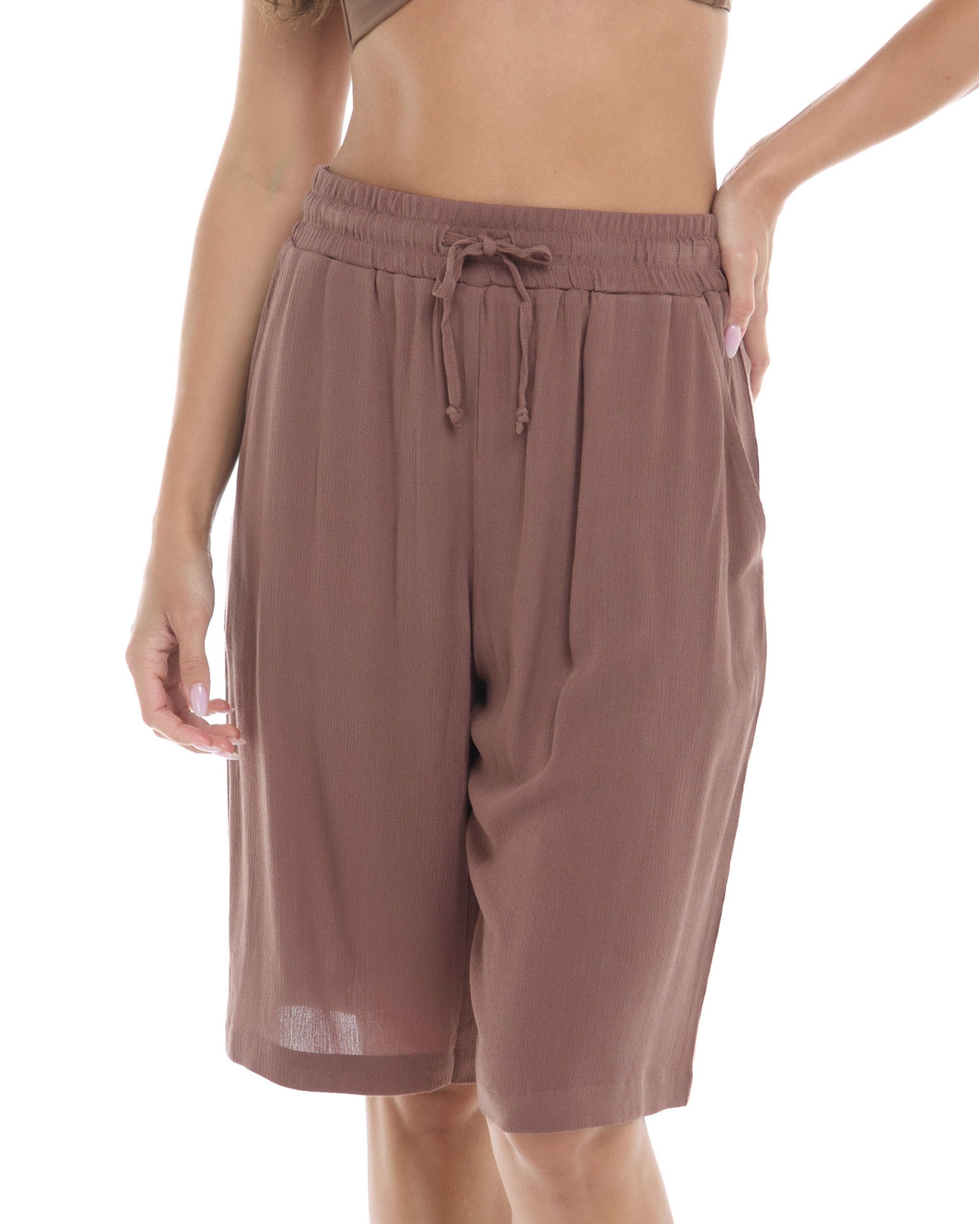 Jora Long Shorts - Latte