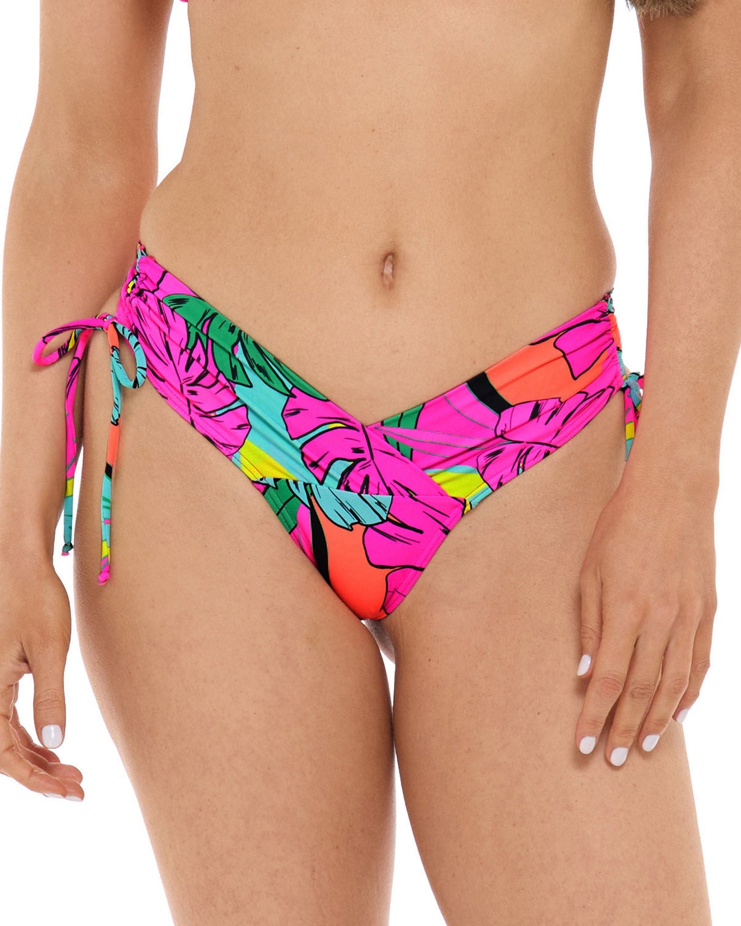 Tulum Nola Low Rise Bikini Bottom - Bubble Gum