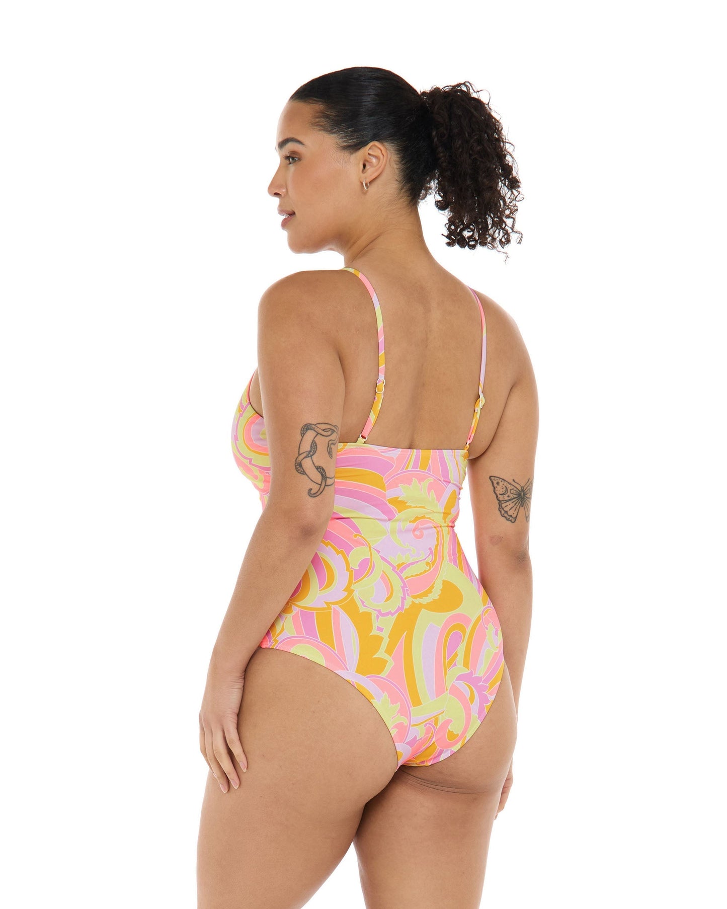 Sol Amarelo Maddie One-Piece Tank Swimsuit - Coral