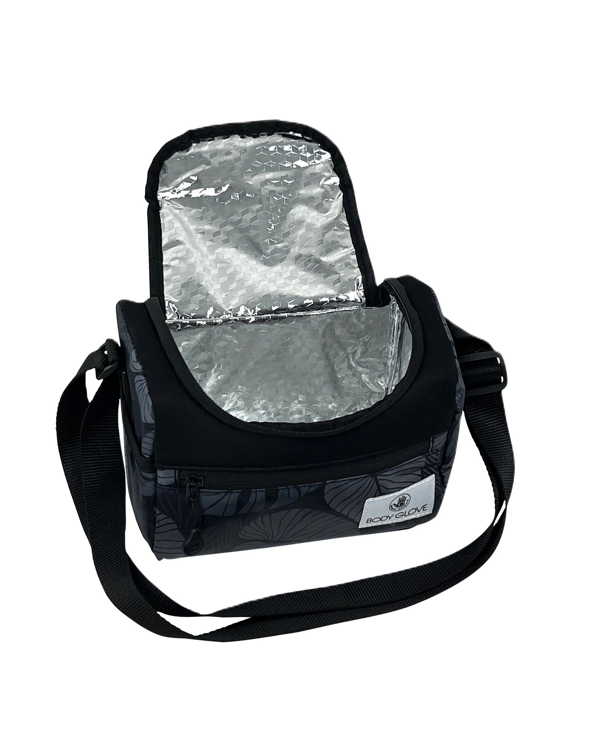 Zip Top Lunch Tote - Black