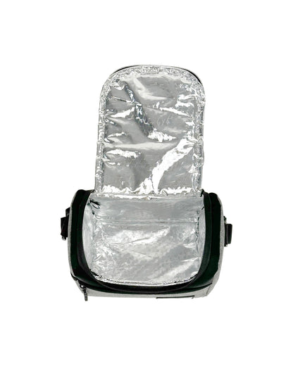 Zip Top Lunch Tote  - Grey