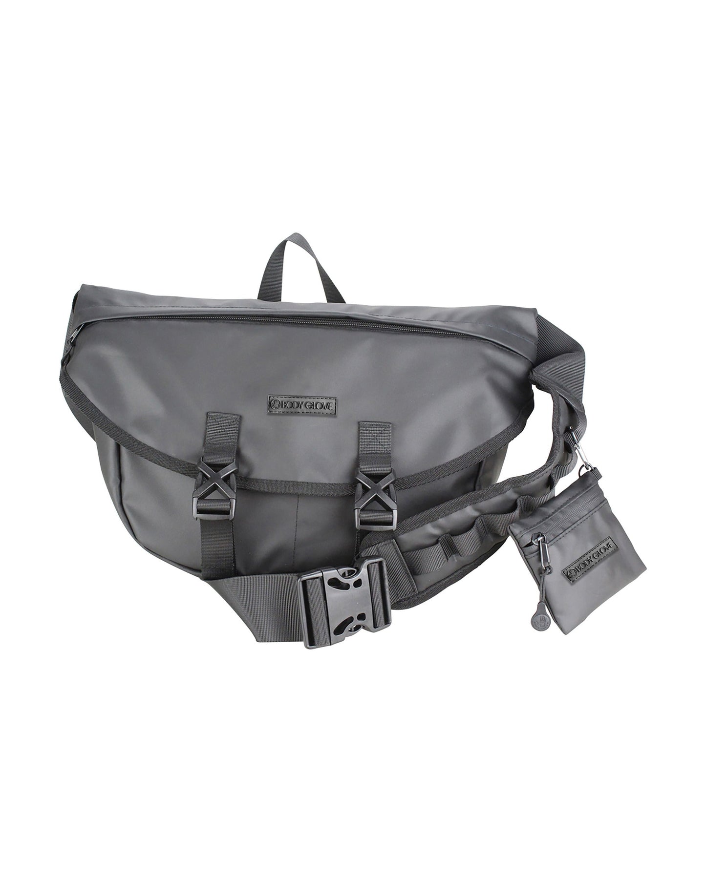 Taluca Messenger with Pouch - Black