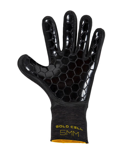 Gold Cell Mitt Glove 5mm - Black