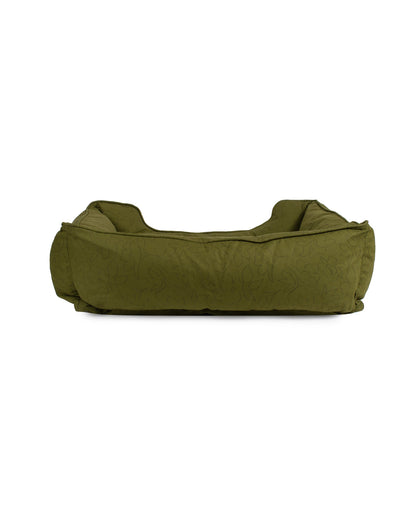 Paintflower Kuddler Pet Bed - Moss